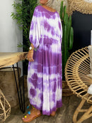 Bohemian Loose Casual Tie Dye Dress