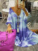 Bohemian Loose Casual Tie Dye Dress