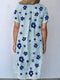 Casual Little Flower Print Pocket Dress